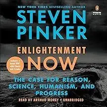 Cover of Steven Pinker's book Enlightenment Now about reason and progress.