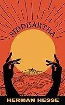 Silhouetted hands framing a glowing sun with mountains and 'SIDDHARTHA' text above.