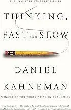 Thinking, Fast and Slow" book cover.
